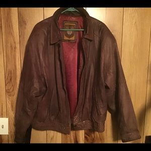 Vintage leather jacket, XL iou leather collection